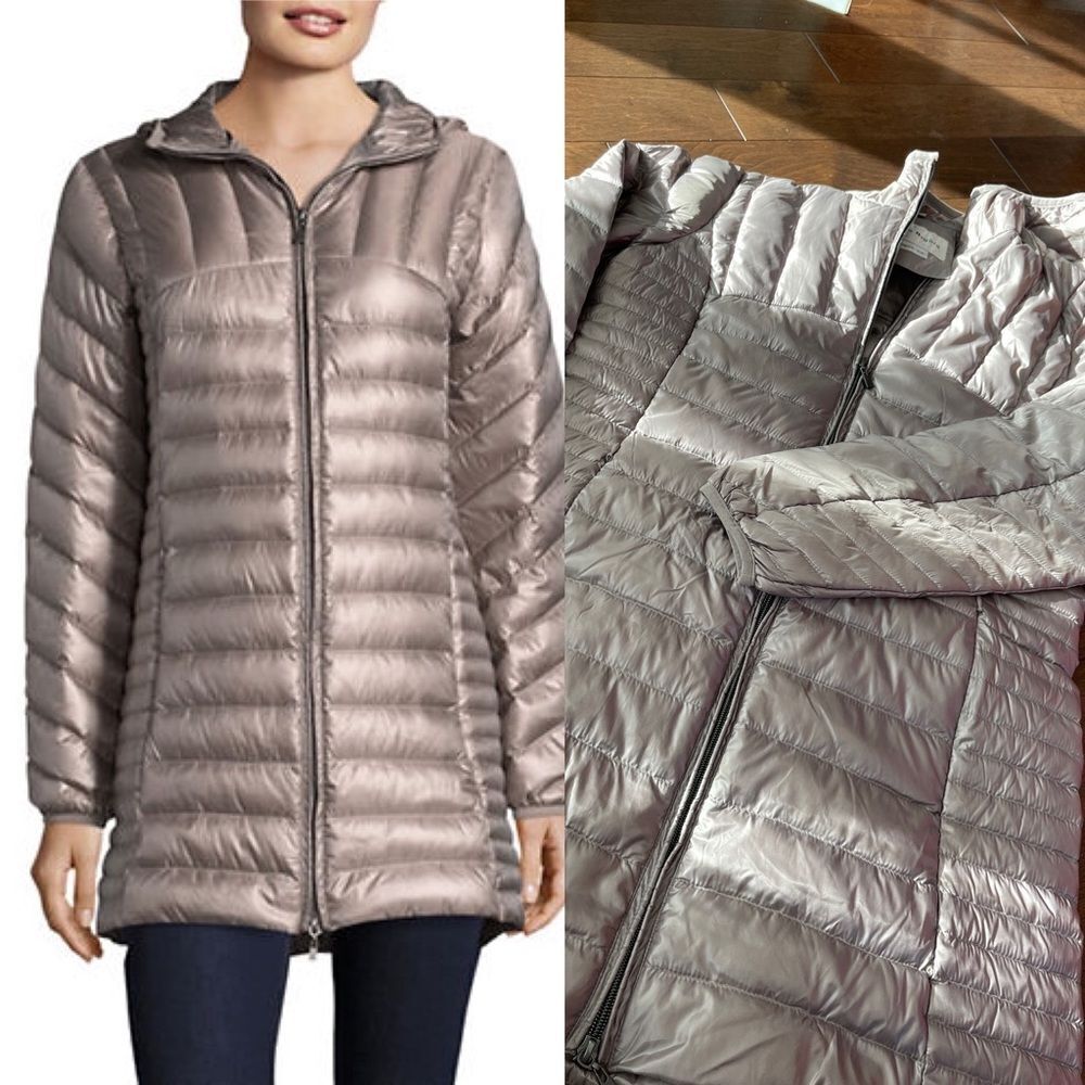 Bianca Nygard Leonardo Packable Puffer Coat-OYSTER-Small